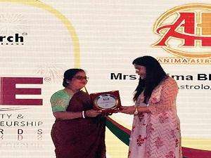 India best astrologer of the year- 2017 Awarded